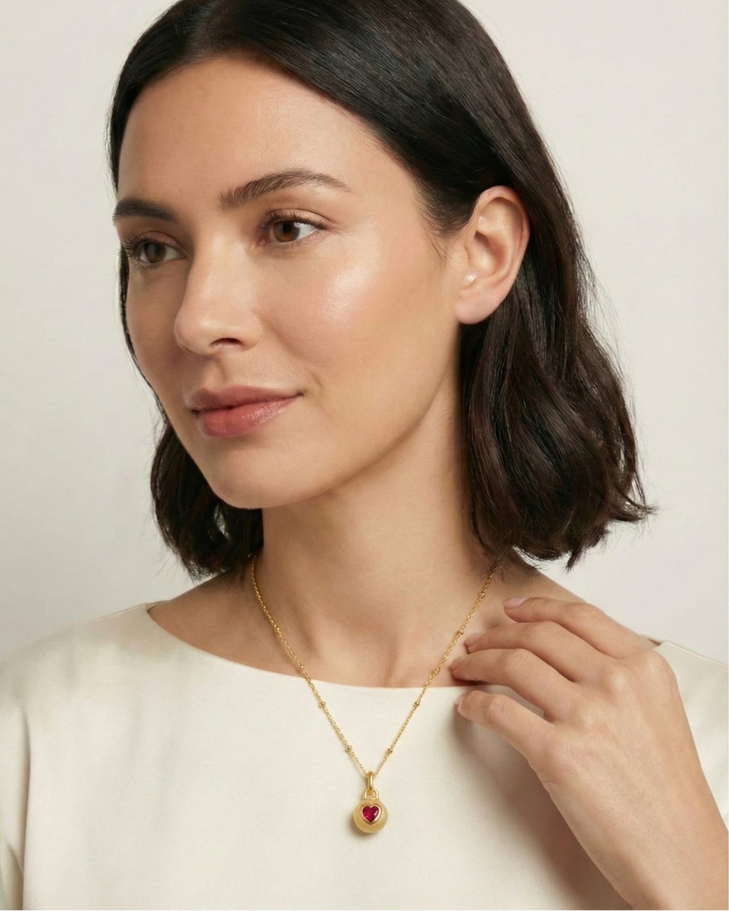 Theiaura Bubble Heart Pendant Necklace - THEIAURA&CO.