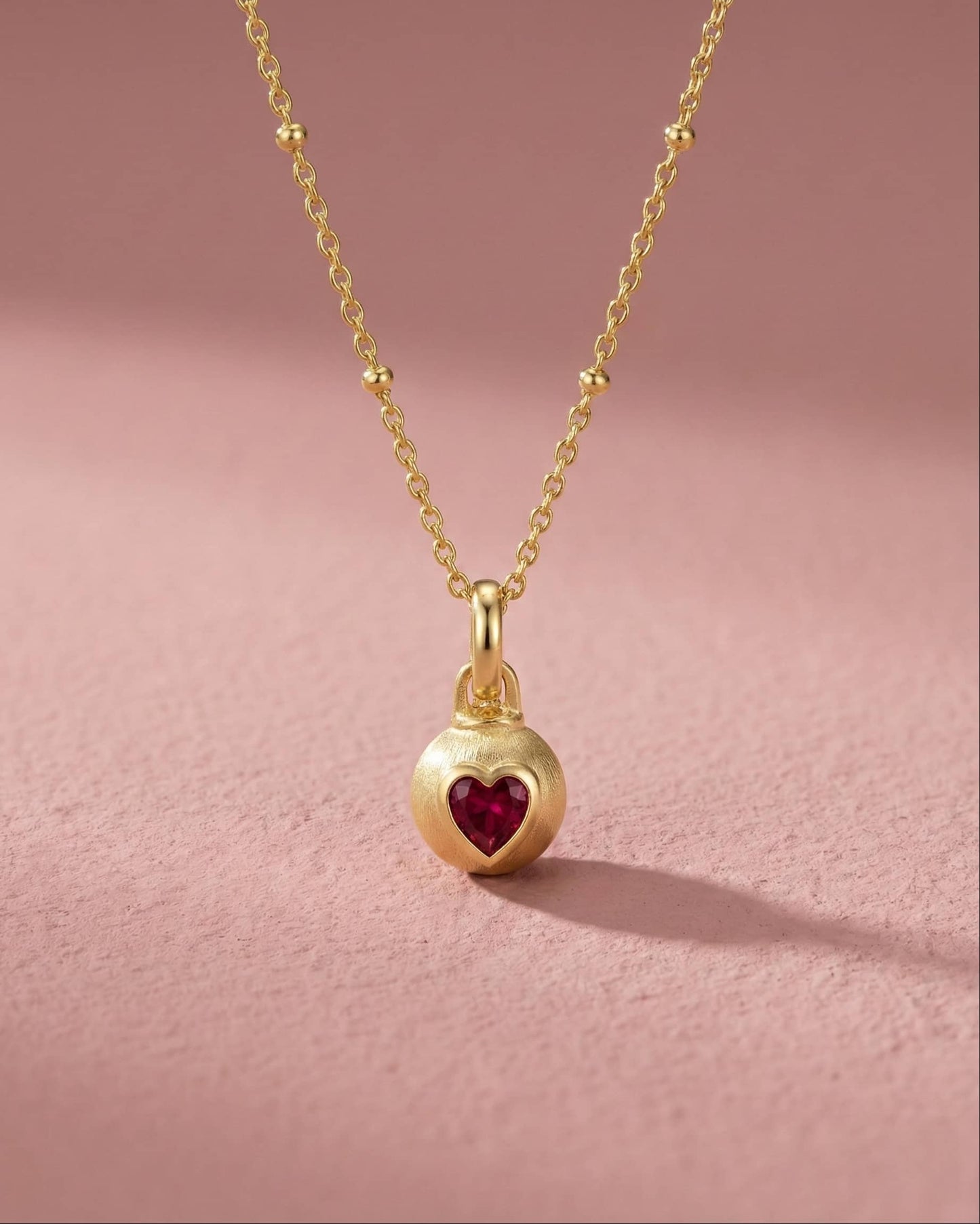 Theiaura Bubble Heart Pendant Necklace - THEIAURA&CO.