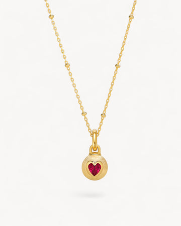 Theiaura Bubble Heart Pendant Necklace - THEIAURA&CO.