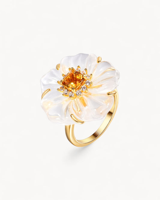 Theiaura Camellia Bloom Ring - THEIAURA&CO.