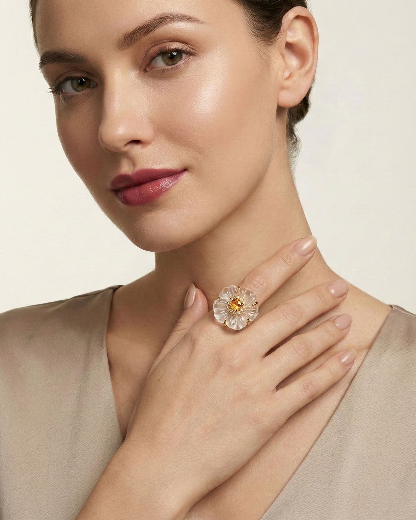 Theiaura Camellia Bloom Ring - THEIAURA&CO.
