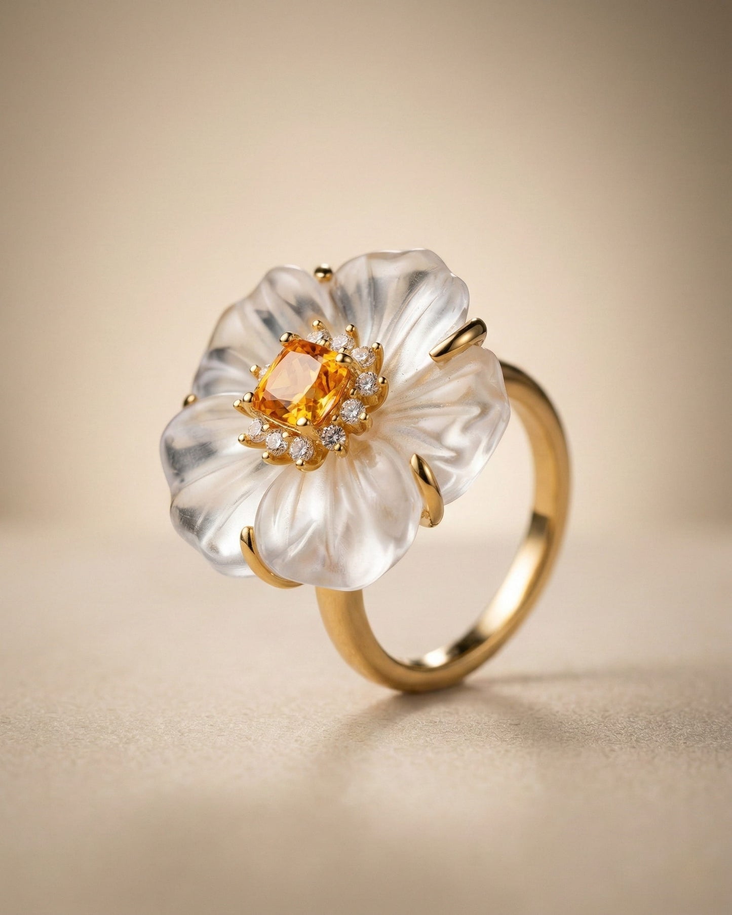 Theiaura Camellia Bloom Ring - THEIAURA&CO.
