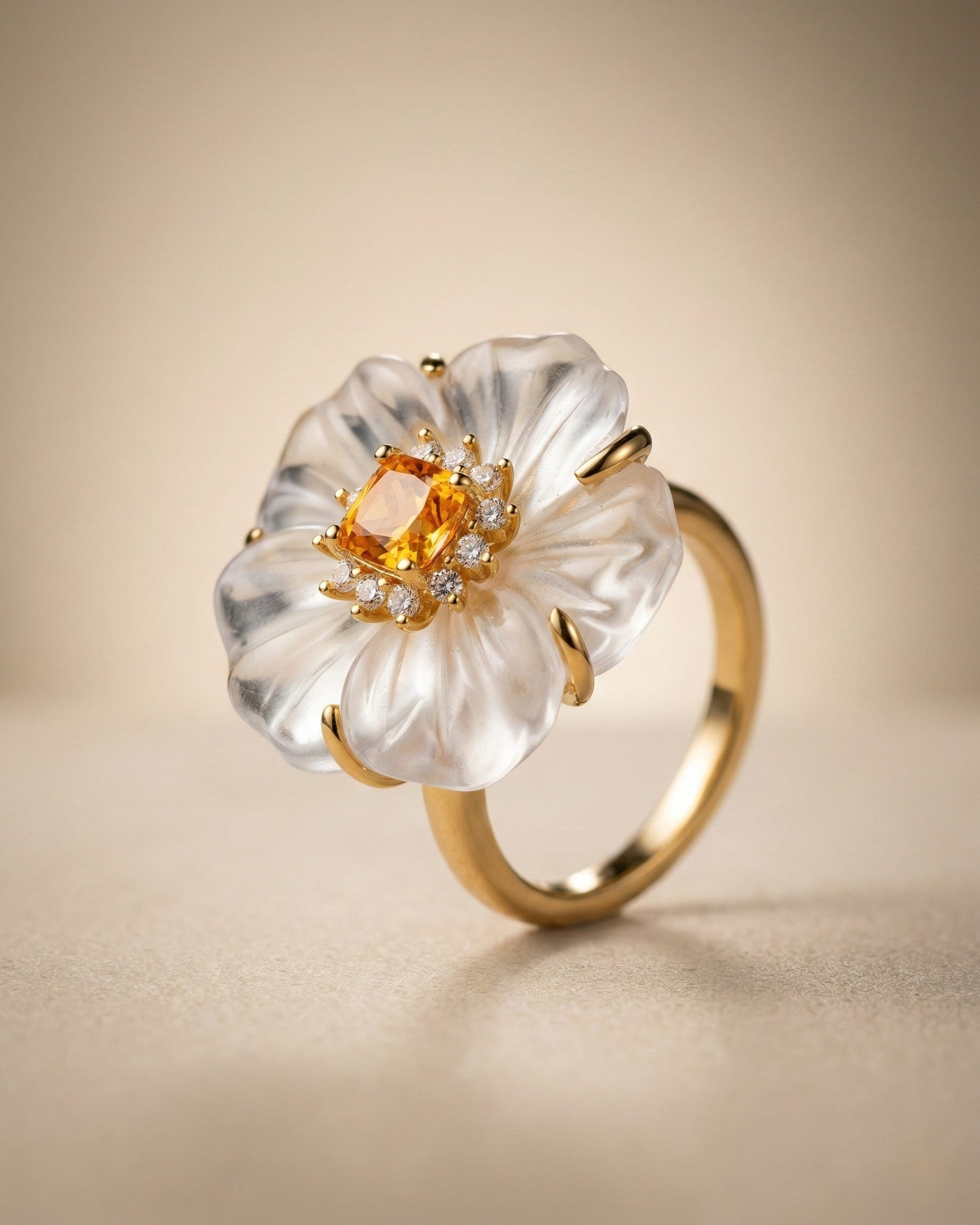 Theiaura Camellia Bloom Ring - THEIAURA&CO.