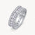 Theiaura Double Radiance Moissanite Ring(2.0 Ct. Tw.)
