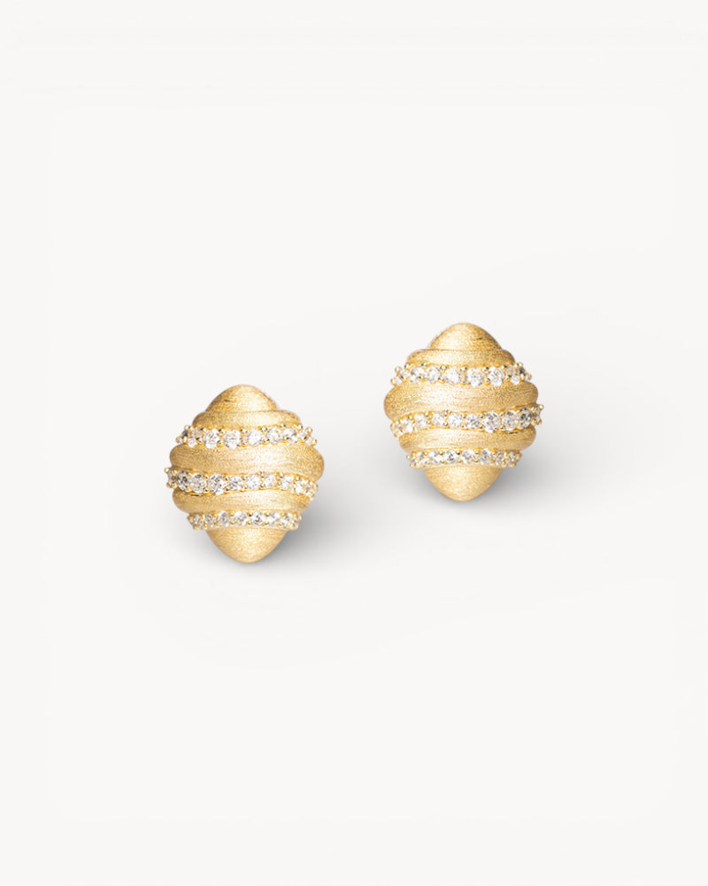 Theiaura Croissant Glow Stud Earrings - THEIAURA&CO.