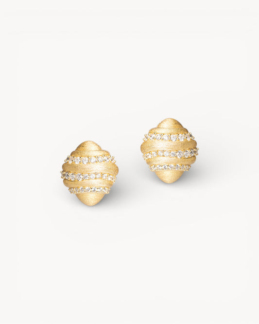 Theiaura Croissant Glow Stud Earrings - THEIAURA&CO.