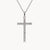 Theiaura Moissanite Cross Pendant Necklace – Dainty Edition