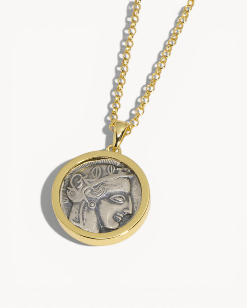 Theiaura Dion Medallion Pendant Necklace - THEIAURA&CO.