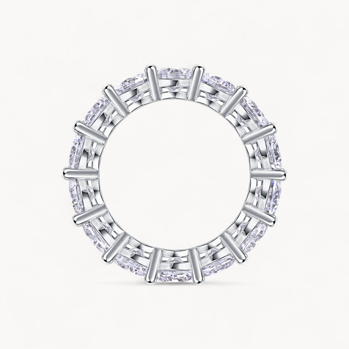 Theiaura Elegant Pavé Moissanite Ring (7.0 Ct. Tw.) - THEIAURA&CO.