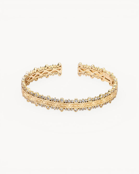 Theiaura Elise Filigree Cuff Bracelet - THEIAURA&CO.