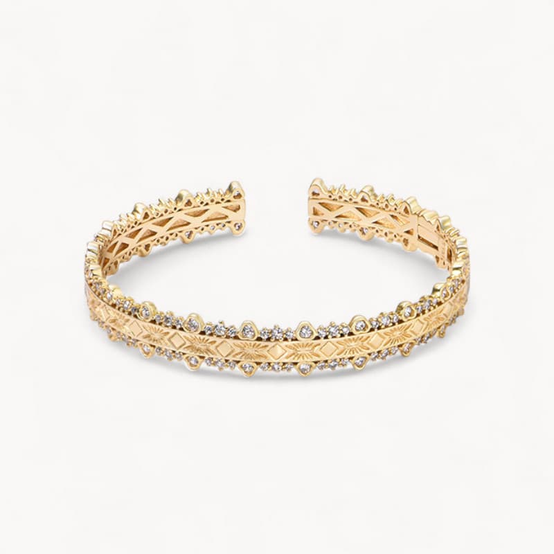 Theiaura Elise Filigree Cuff Bracelet