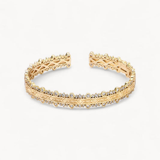 Theiaura Elise Filigree Cuff Bracelet
