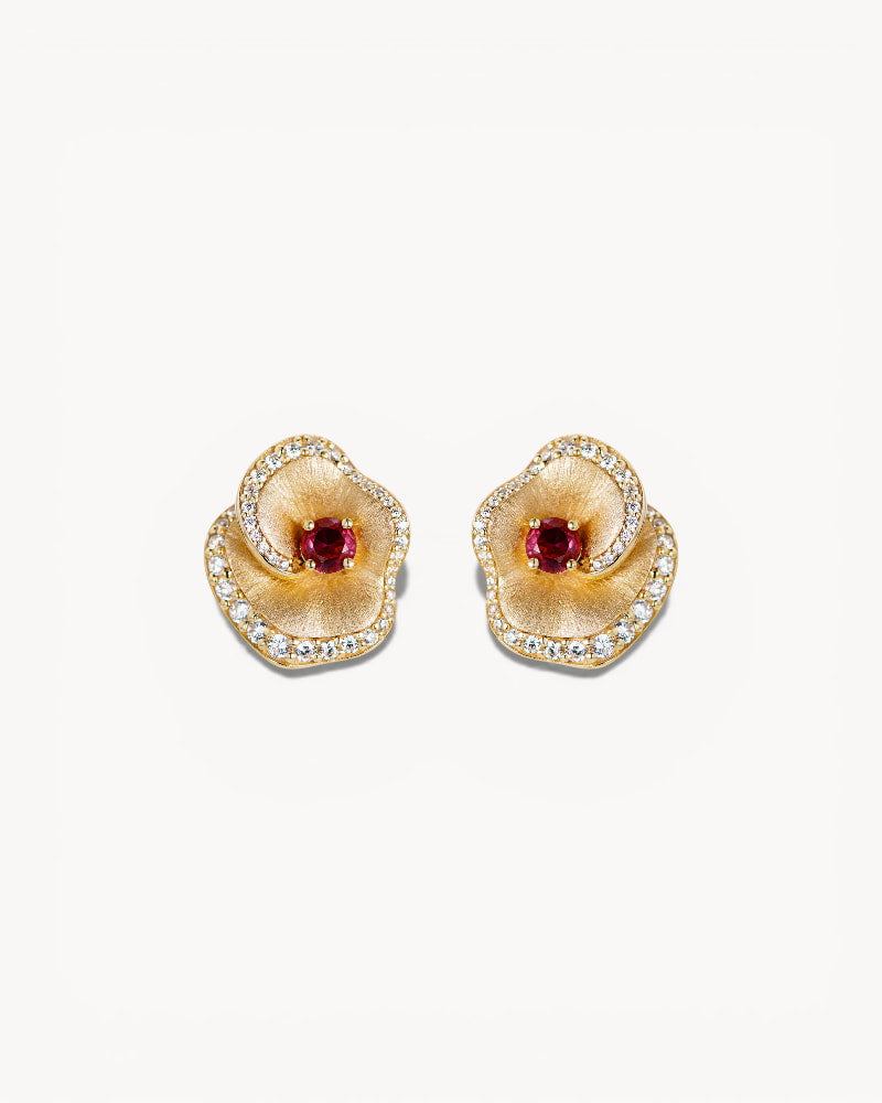 Theiaura Ember Bloom Stud Earrings - THEIAURA&CO.