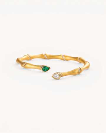 Theiaura Emerald Duet Cuff - THEIAURA&CO.
