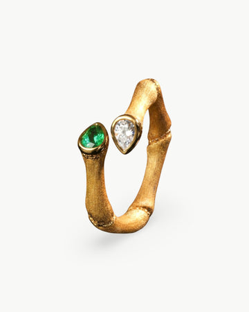 Theiaura Emerald Duet Ring - THEIAURA&CO.