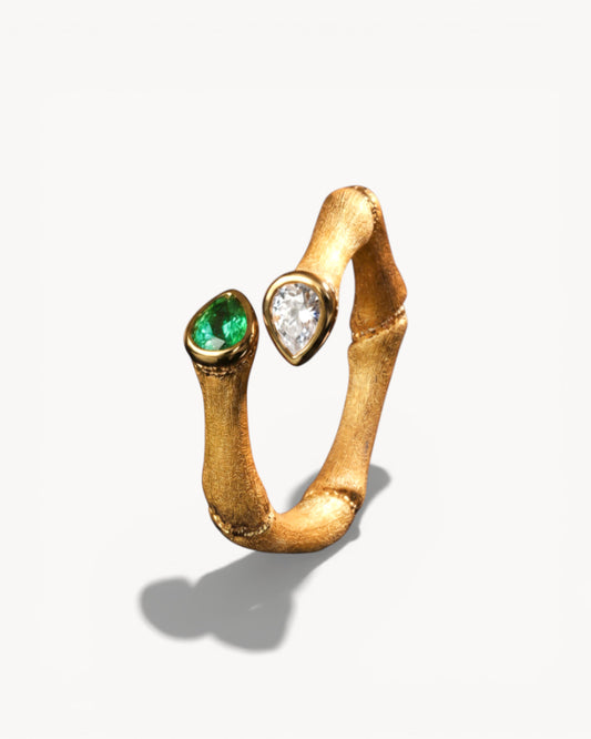 Theiaura Emerald Duet Ring - THEIAURA&CO.