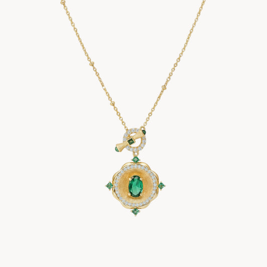 Theiaura Émeraude Star Pendant Necklace - THEIAURA&CO.