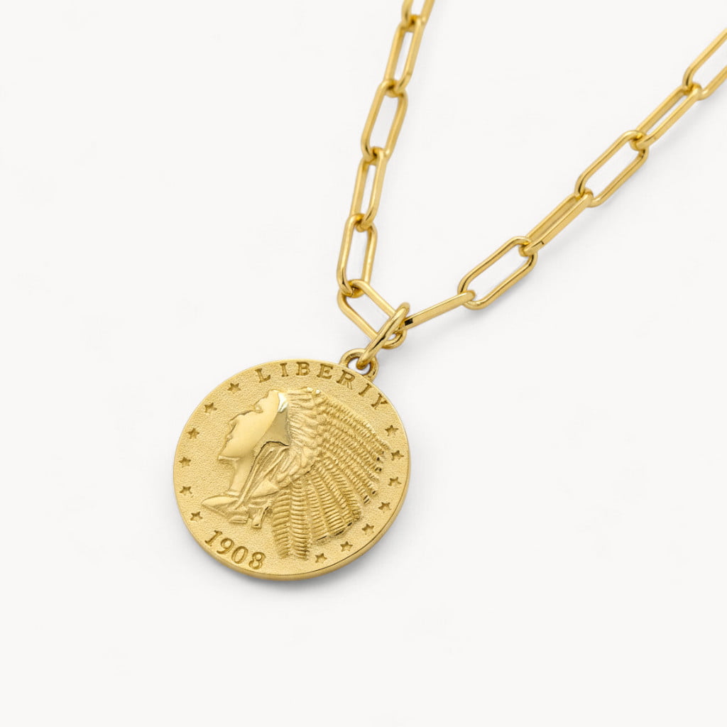 Theiaura Empress Medallion Pendant Necklace - THEIAURA&CO.