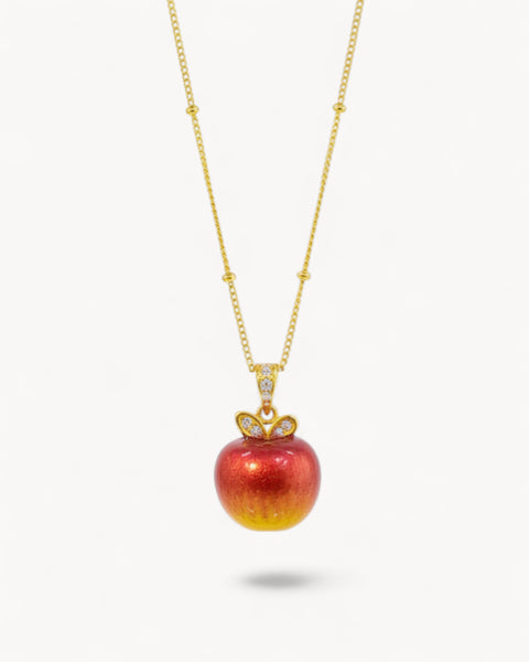 Enchanted Apple Pendant Necklace | Theiaura & Co.