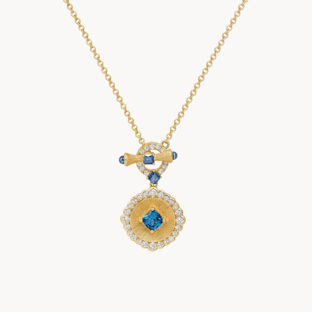 Theiaura Étoile Bleue Pendant Necklace - THEIAURA&CO.