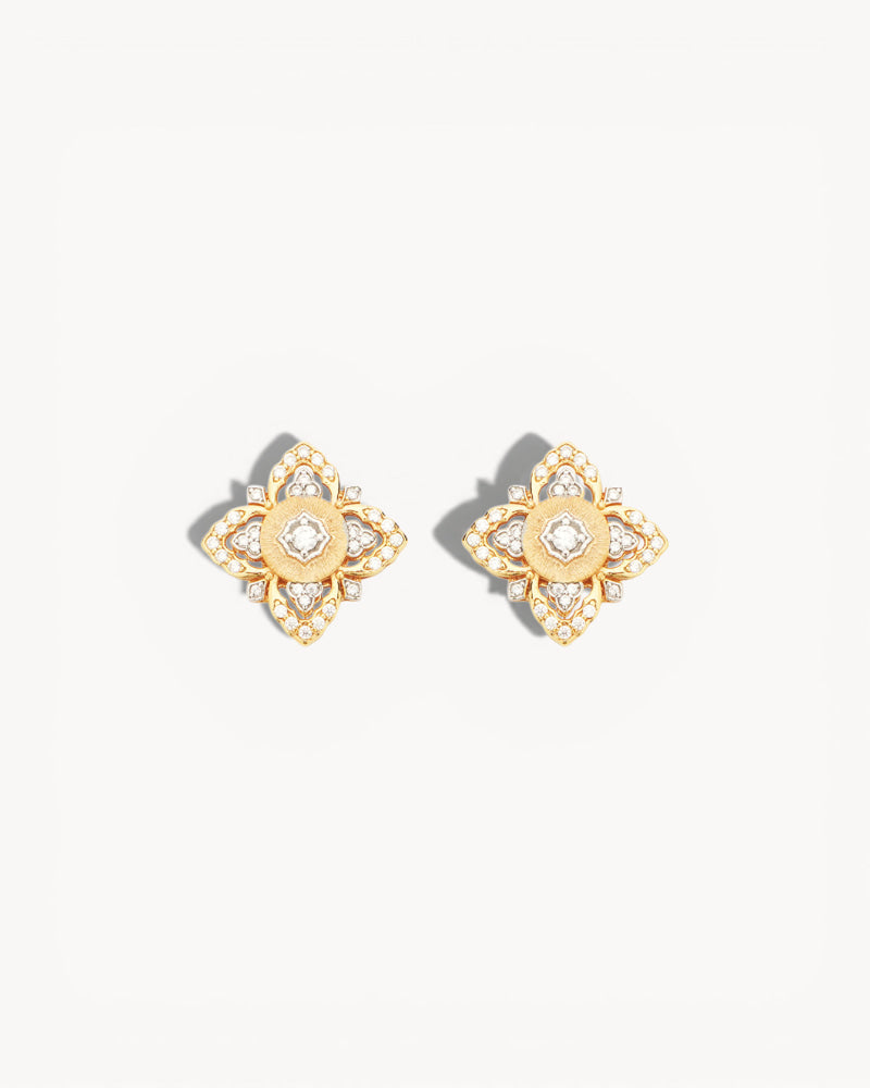 Theiaura Fleur de Fortuna Stud Earrings - THEIAURA&CO.