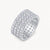 Theiaura Four Row Pavé Moissanite Ring (3.2 Ct. Tw.)