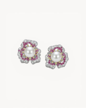 Theiaura Frostveil Bloom Earrings - THEIAURA&CO.