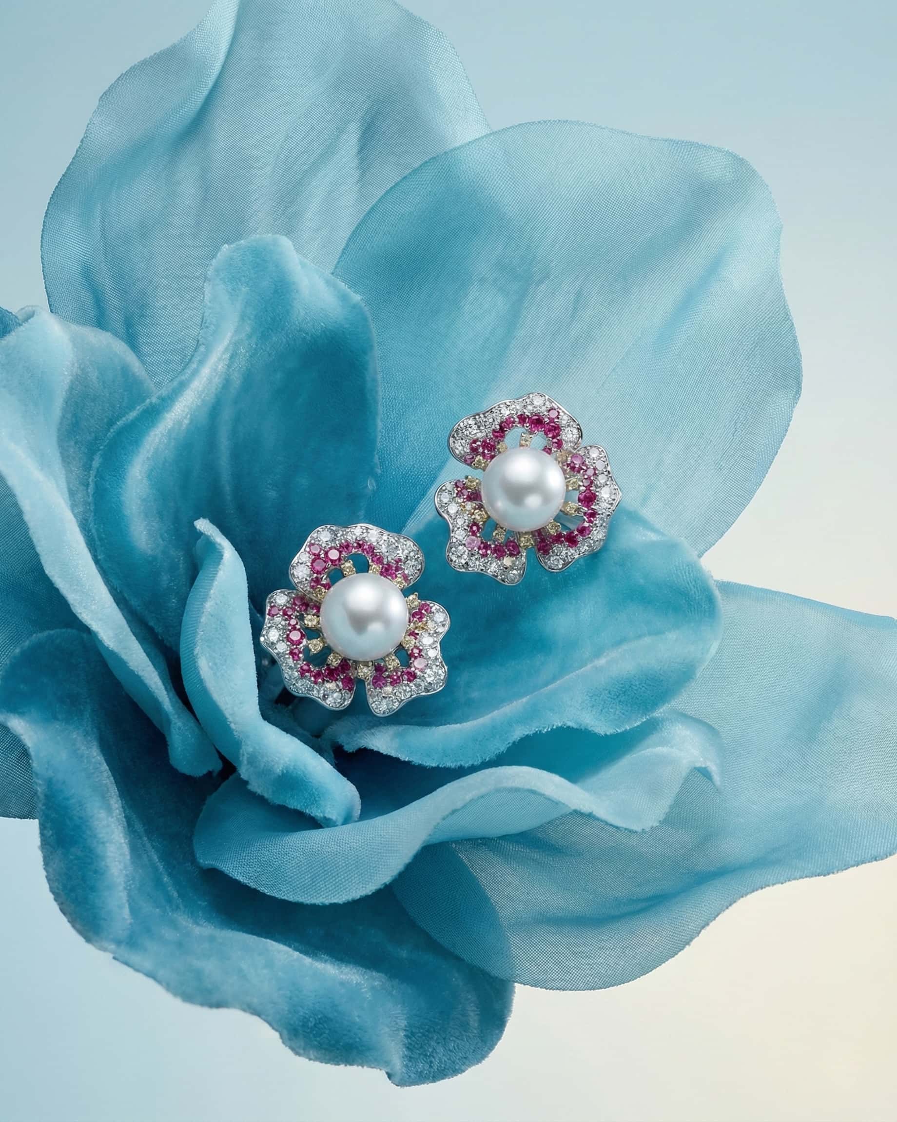 Theiaura Frostveil Bloom Earrings - THEIAURA&CO.