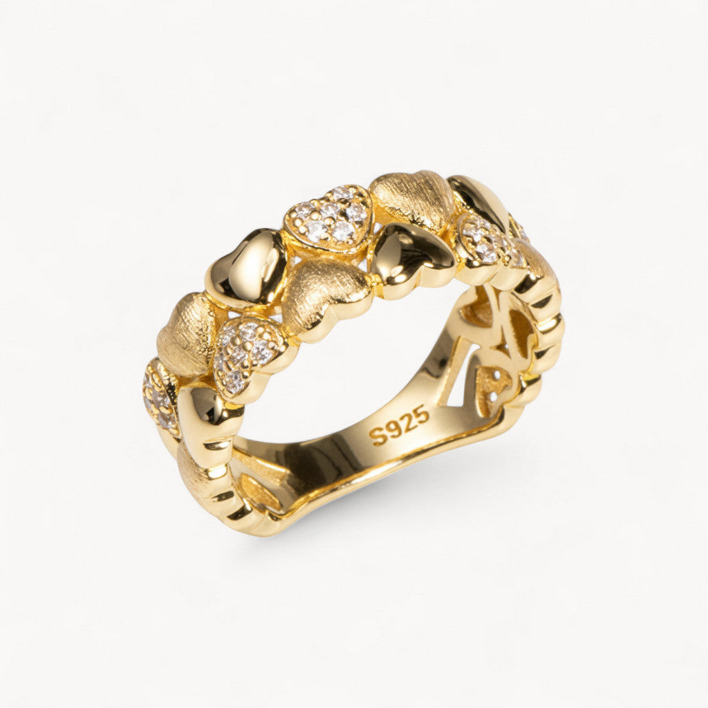 Theiaura Gilded Heart Ring - THEIAURA&CO.