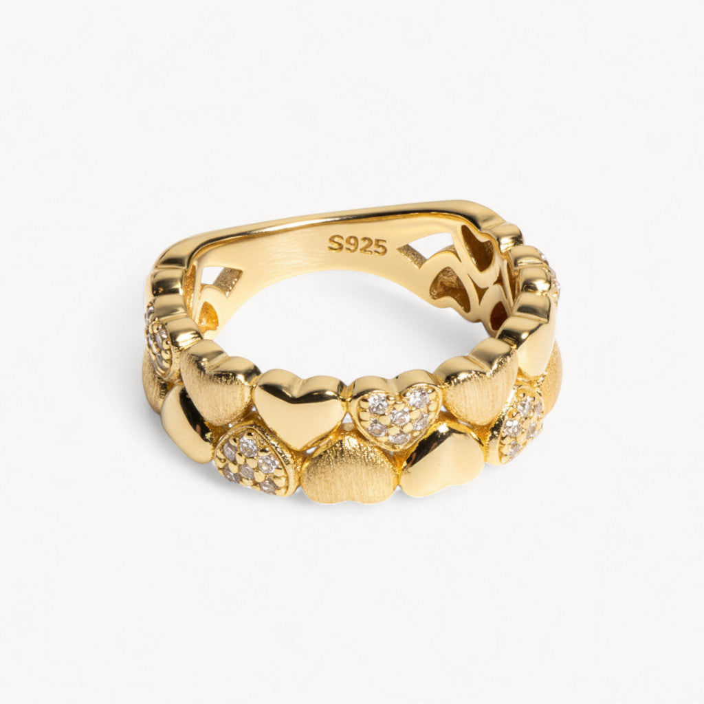 Theiaura Gilded Heart Ring - THEIAURA&CO.
