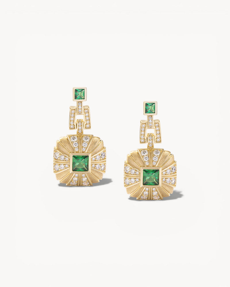 Theiaura Gilded Nova Drop Earrings - THEIAURA&CO.