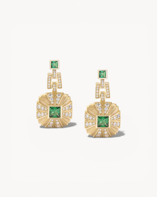 Theiaura Gilded Nova Drop Earrings - THEIAURA&CO.
