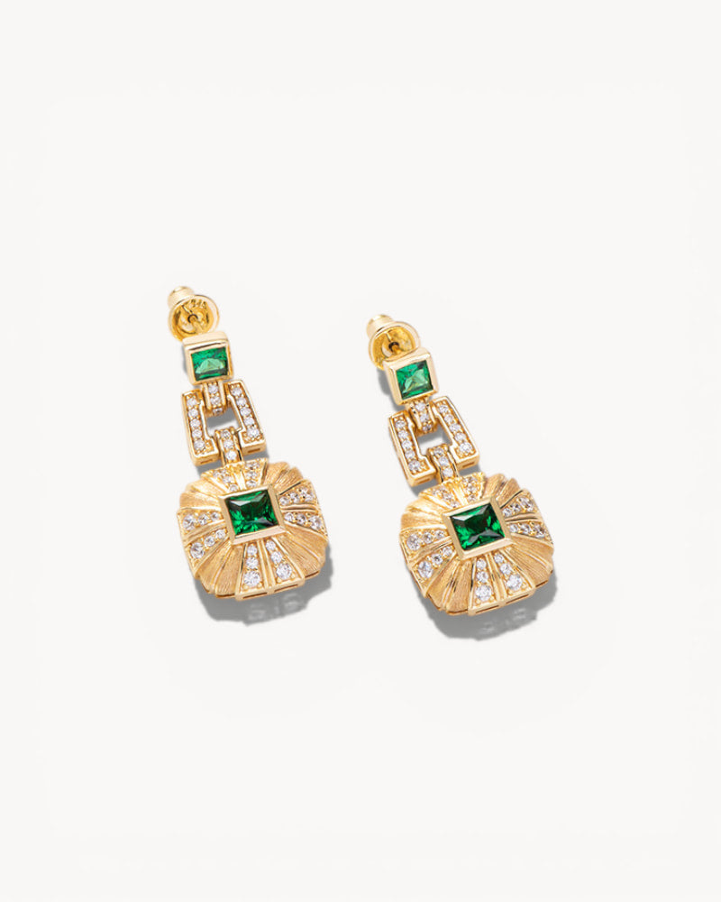 Theiaura Gilded Nova Drop Earrings - THEIAURA&CO.