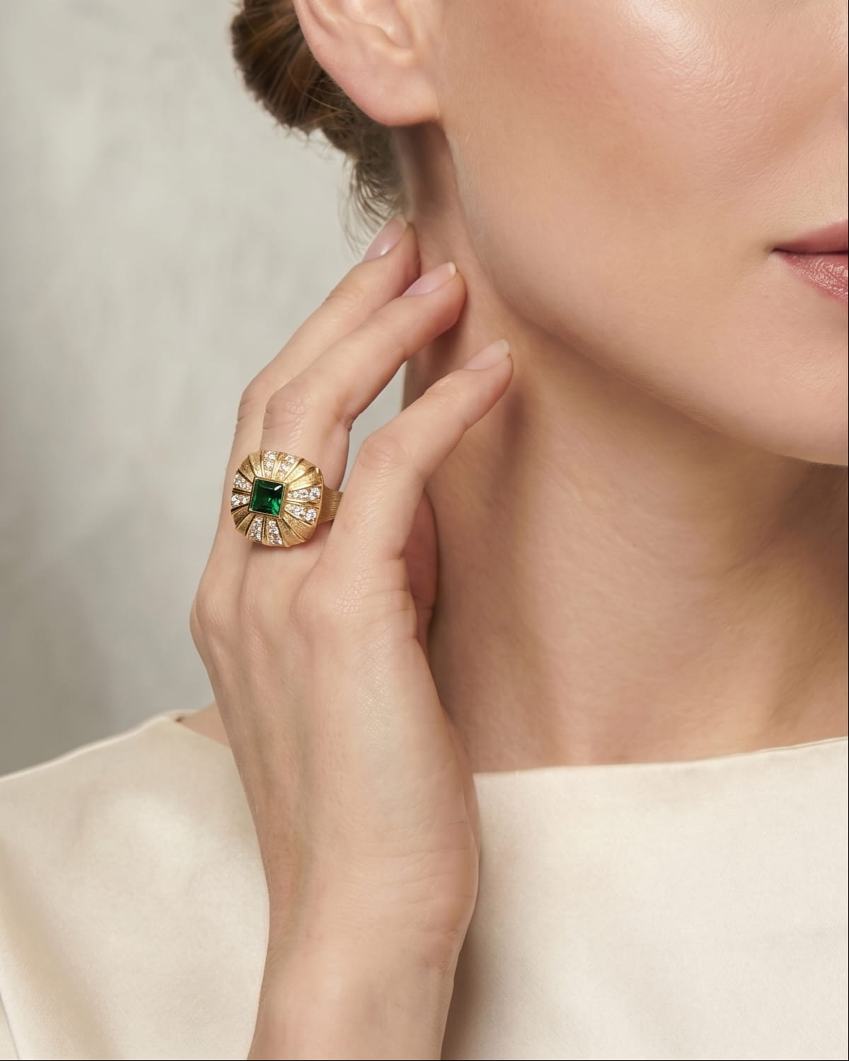 Theiaura Gilded Nova Ring - THEIAURA & CO.