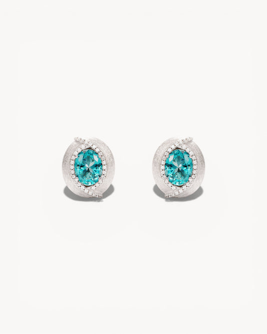 Theiaura Gleam Halo Stud Earrings - THEIAURA&CO.