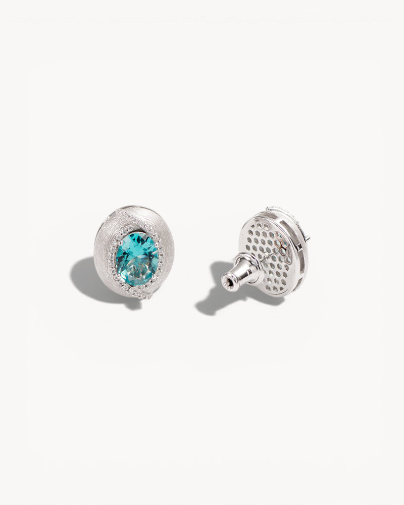Theiaura Gleam Halo Stud Earrings - THEIAURA&CO.