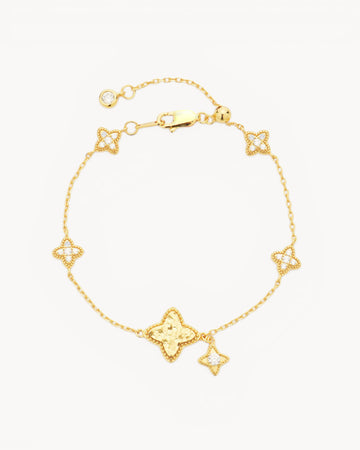 Theiaura Golden Clover Bracelet - THEIAURA&CO.