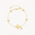 Theiaura Golden Clover Bracelet