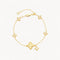 Theiaura Golden Clover Bracelet
