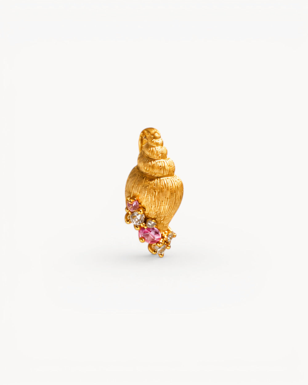 Theiaura Golden Tide Conch Charm
