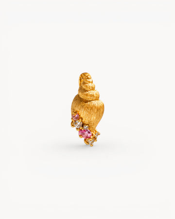 Theiaura Golden Tide Conch Charm - THEIAURA & CO.