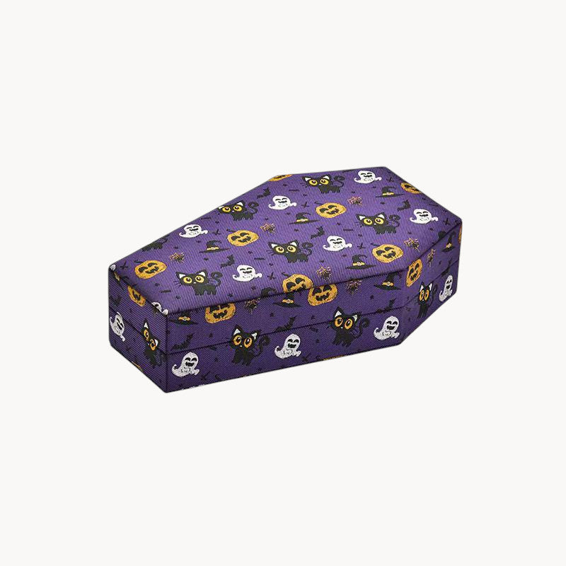 Theiaura Halloween Coffin Jewelry Box