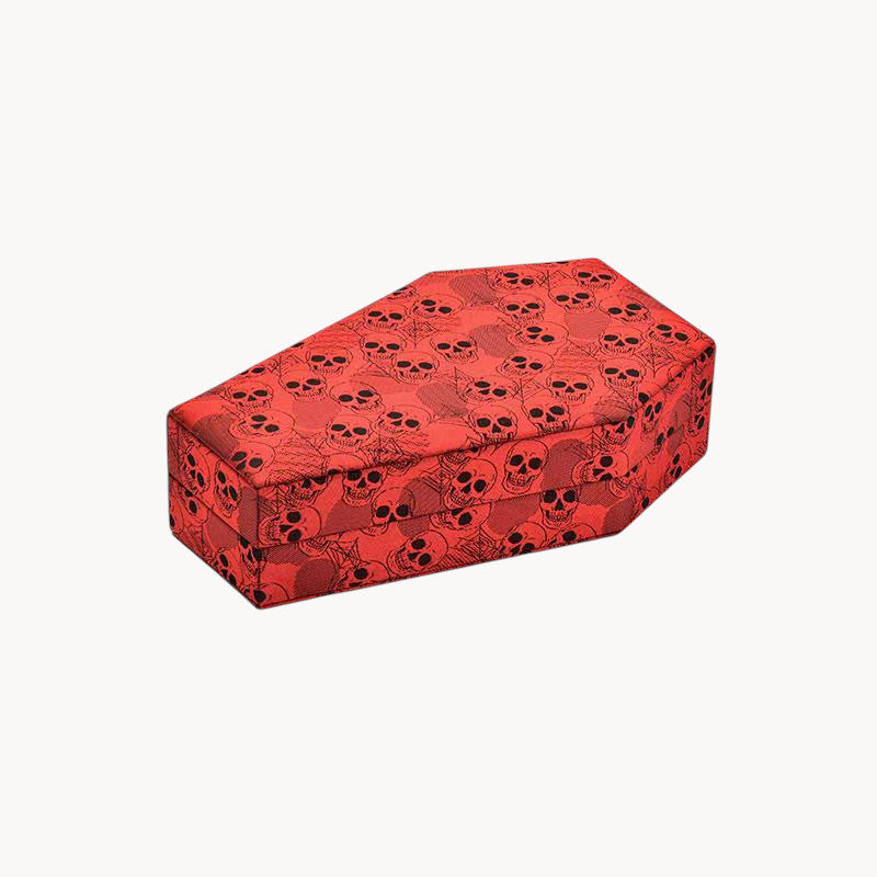 Theiaura Halloween Coffin Jewelry Box