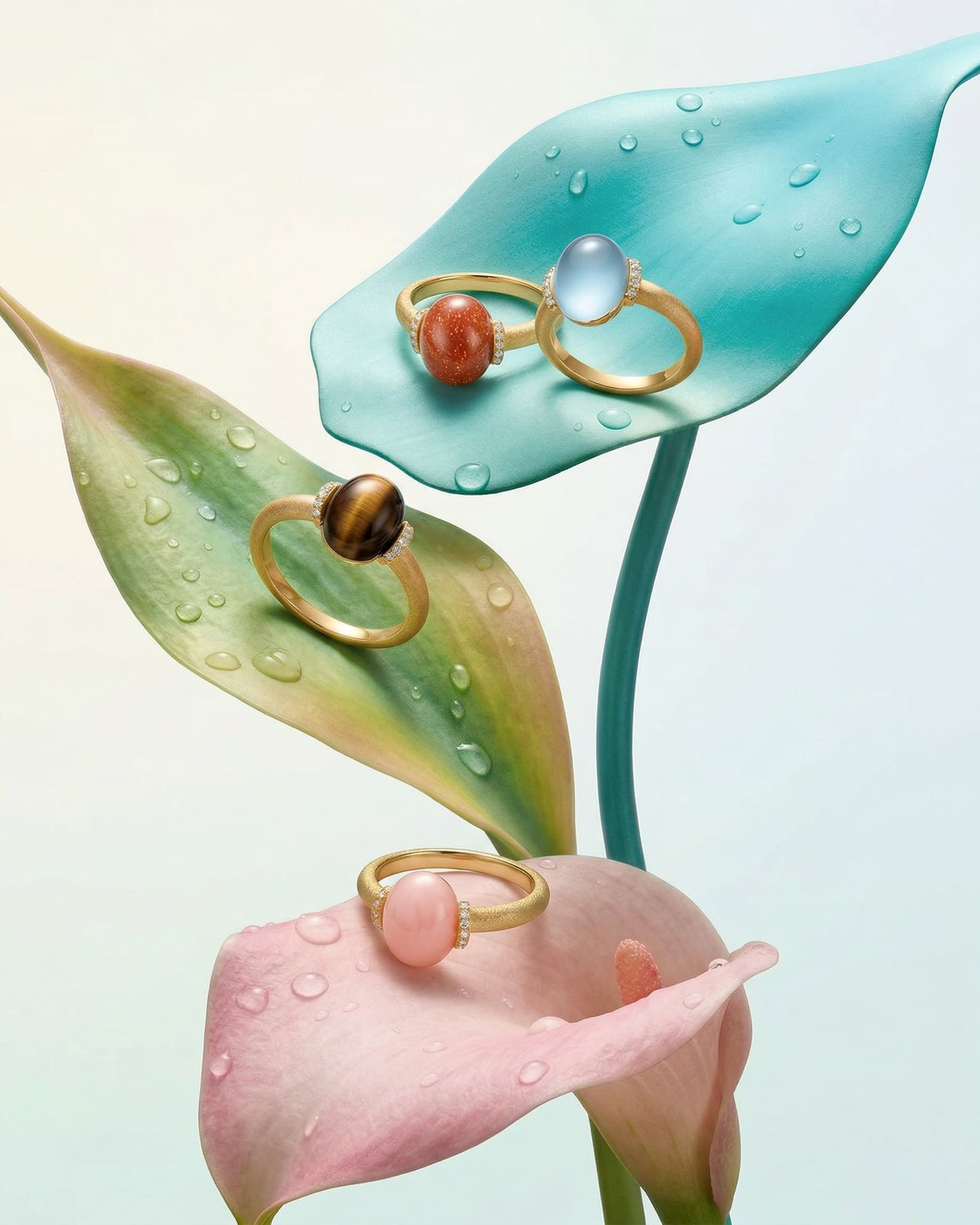 Theiaura Rosé Opal Ring - THEIAURA&CO.