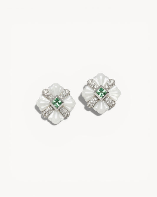 Theiaura Iridescent Petal Stud Earrings - THEIAURA&CO.