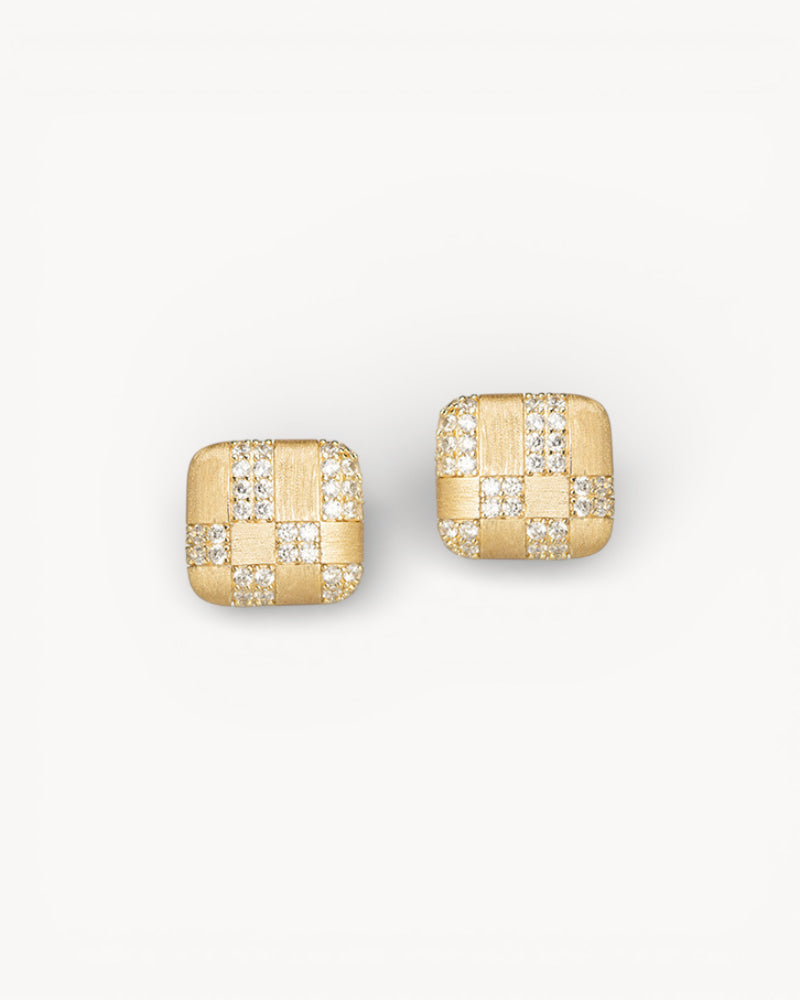 Theiaura Lattice Glow Stud Earrings - THEIAURA&CO.