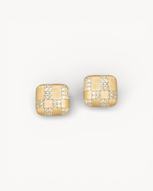 Theiaura Lattice Glow Stud Earrings - THEIAURA&CO.