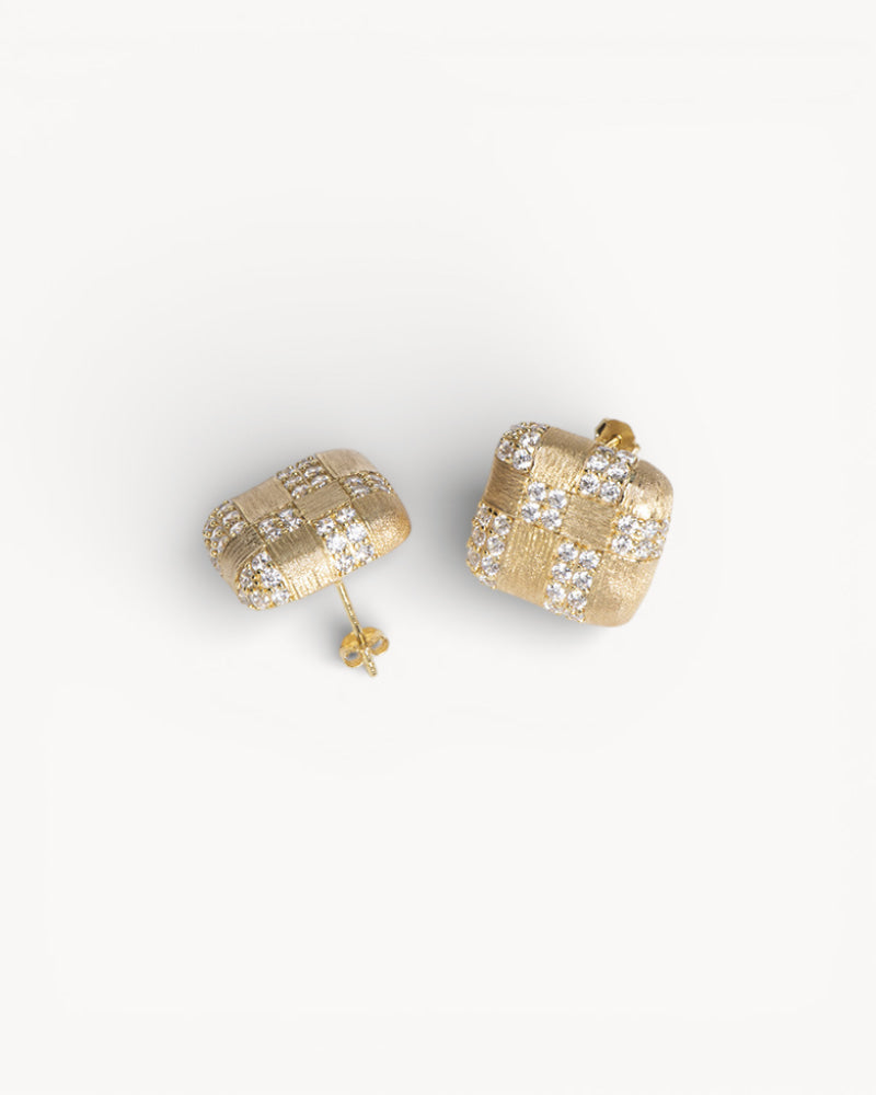 Theiaura Lattice Glow Stud Earrings - THEIAURA&CO.