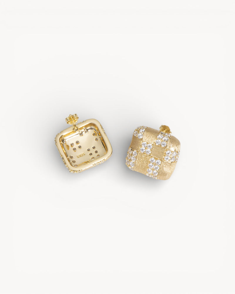Theiaura Lattice Glow Stud Earrings - THEIAURA&CO.
