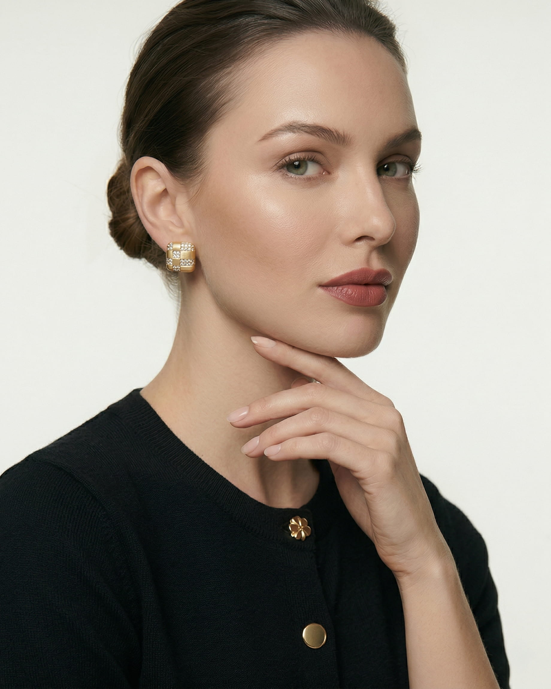 Theiaura Lattice Glow Stud Earrings - THEIAURA&CO.